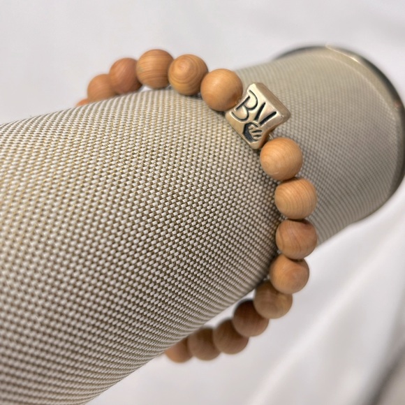 BUENA VIDA Bracelet Stretchy Beaded w Gold Fox Bead-OS - Picture 2 of 2